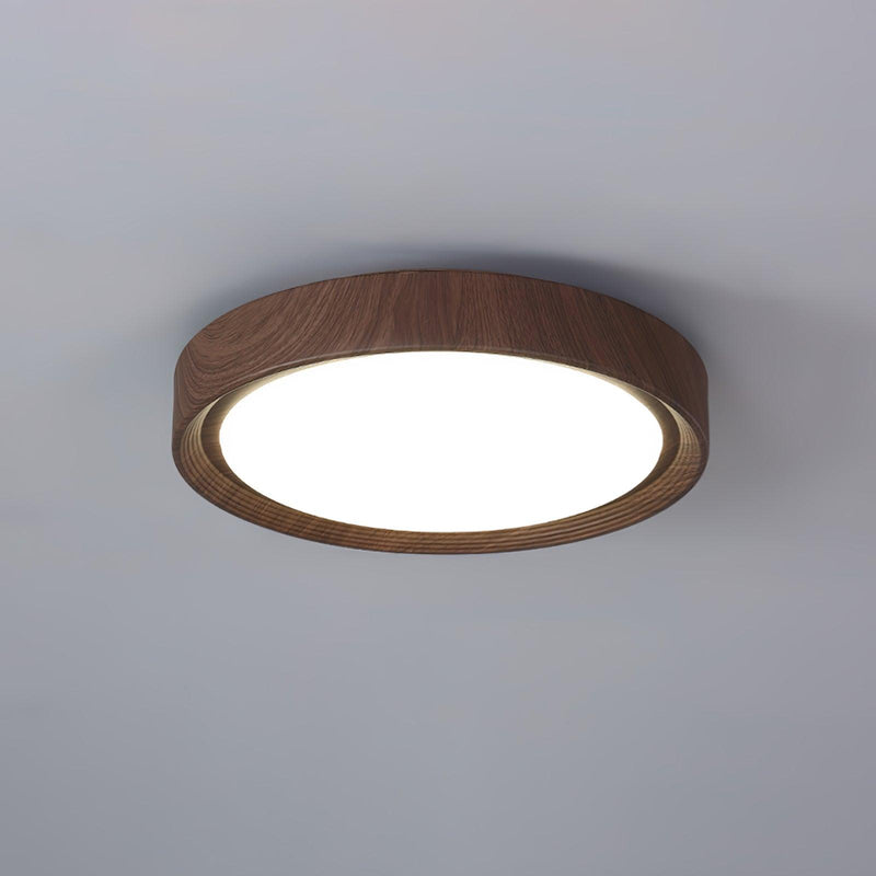 Round Wooden Ceiling Light – Modern & Refined Elegance for Interiors