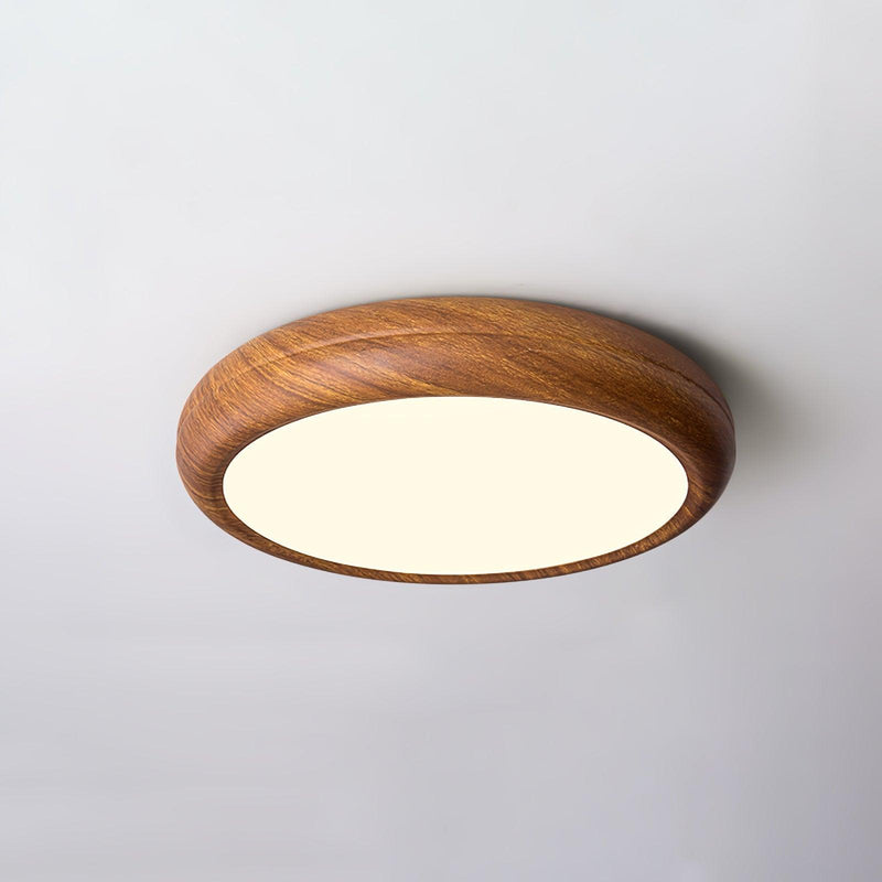 Round Wooden Ceiling Light – Modern & Refined Elegance for Interiors