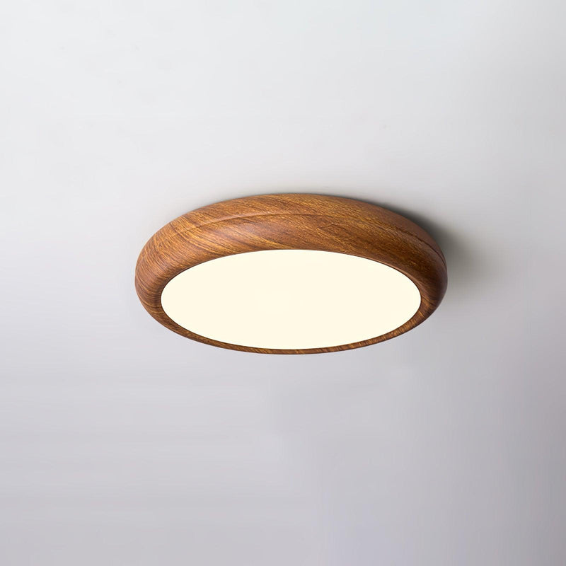Round Wooden Ceiling Light – Modern & Refined Elegance for Interiors
