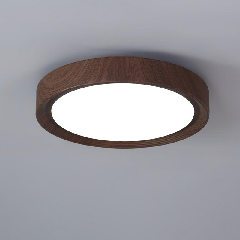 Round Wooden Ceiling Light – Modern & Refined Elegance for Interiors