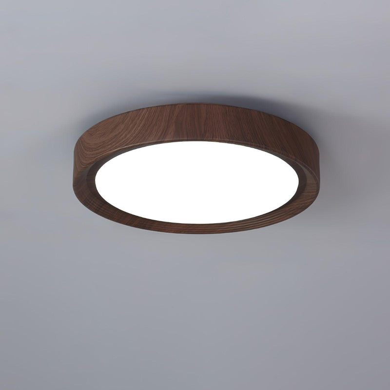 Round Wooden Ceiling Light – Modern & Refined Elegance for Interiors