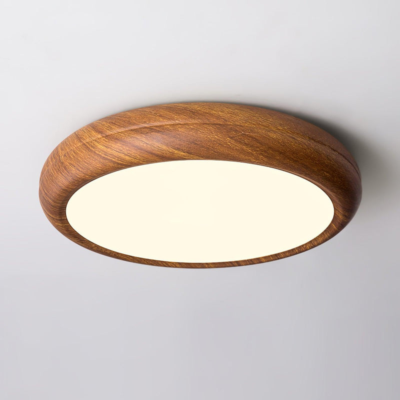 Round Wooden Ceiling Light – Modern & Refined Elegance for Interiors
