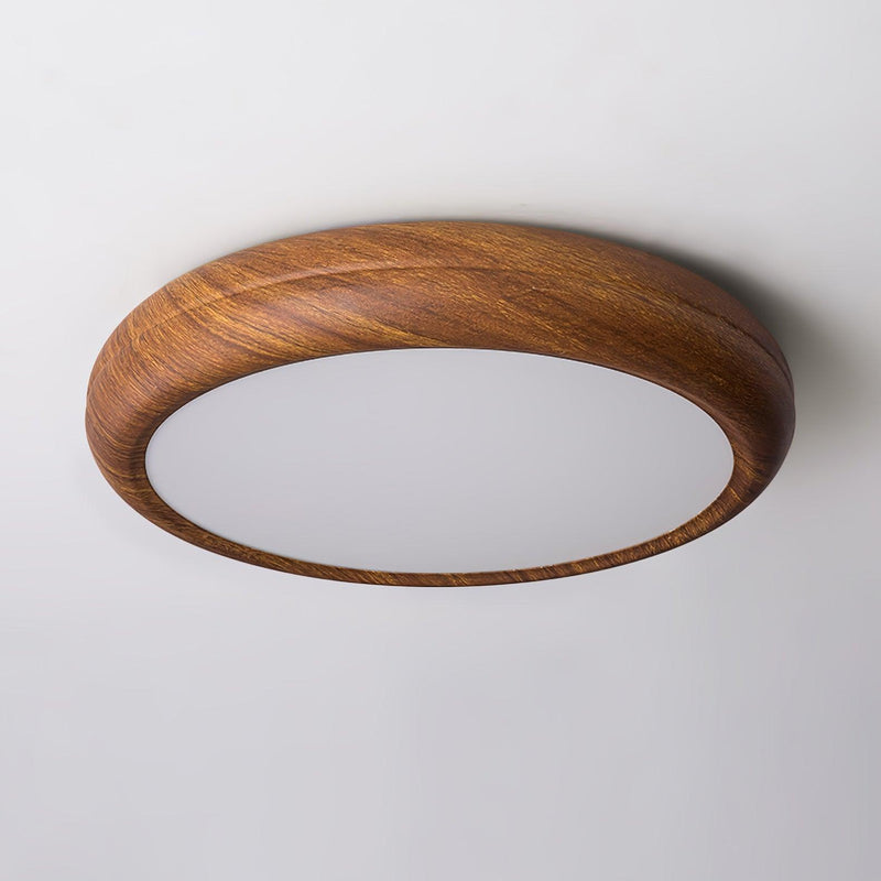 Round Wooden Ceiling Light – Modern & Refined Elegance for Interiors