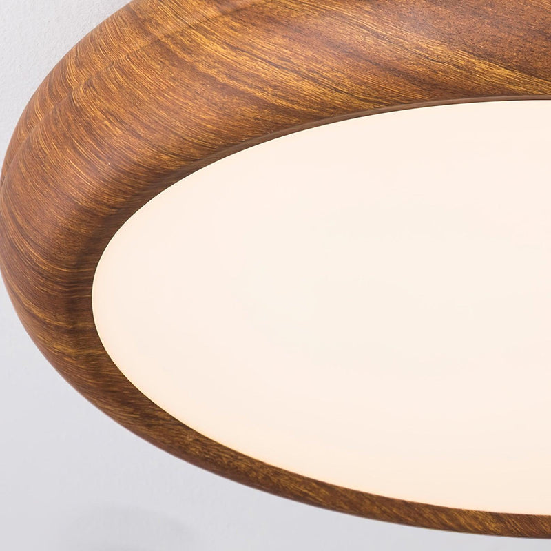 Round Wooden Ceiling Light – Modern & Refined Elegance for Interiors