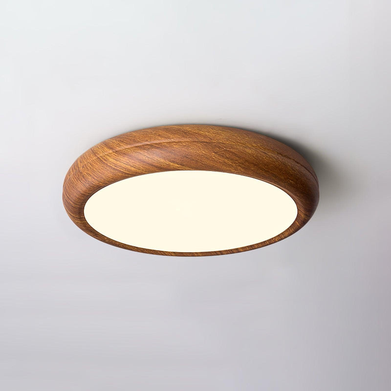 Round Wooden Ceiling Light – Modern & Refined Elegance for Interiors