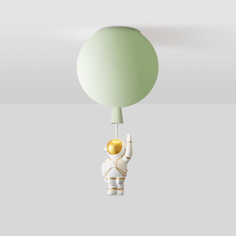 Astronaut Moon LED Pendant Light – Unique Space-Themed Ceiling Lamp