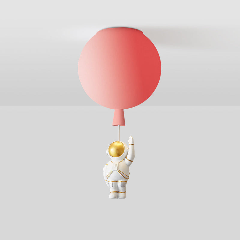 Astronaut Moon LED Pendant Light – Unique Space-Themed Ceiling Lamp