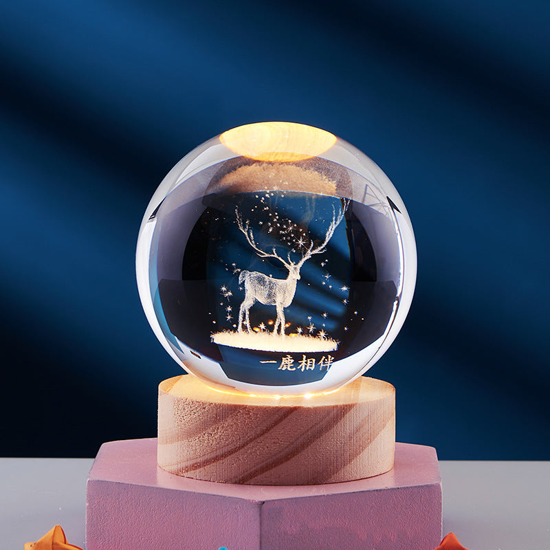 Lumiorb 3D Crystal Light – Creative & Modern Ambient Lighting