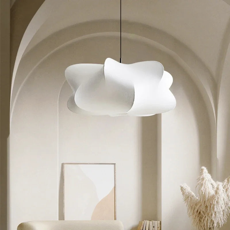 Wabi-Sabi Silk Pendant Light – Elegant Japanese-Inspired Lighting