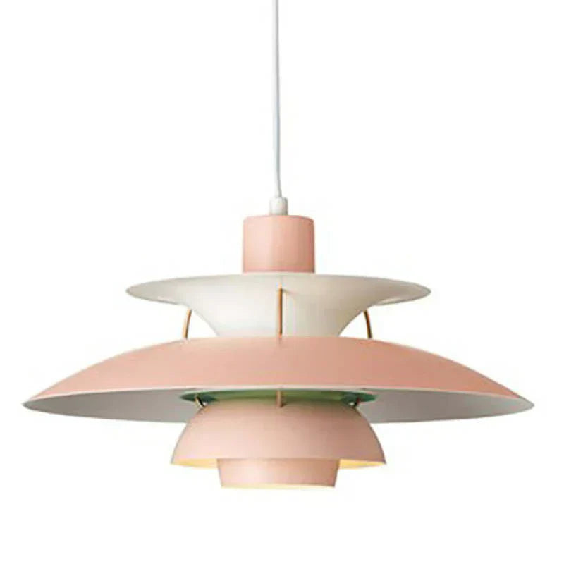 Morandi LED Pendant Lamp – Modern Colored Metal Hanging Light