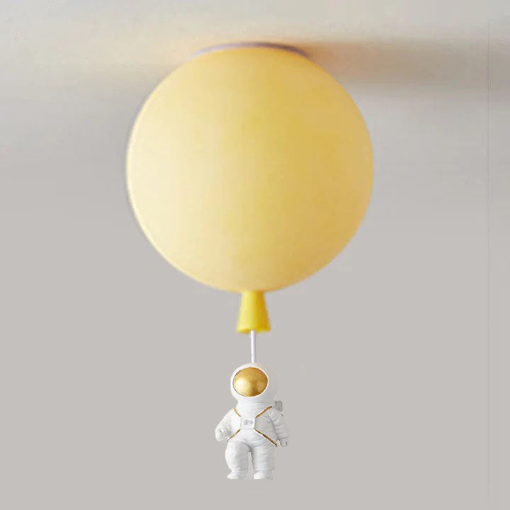 Astronaut Moon LED Pendant Light – Unique Space-Themed Ceiling Lamp