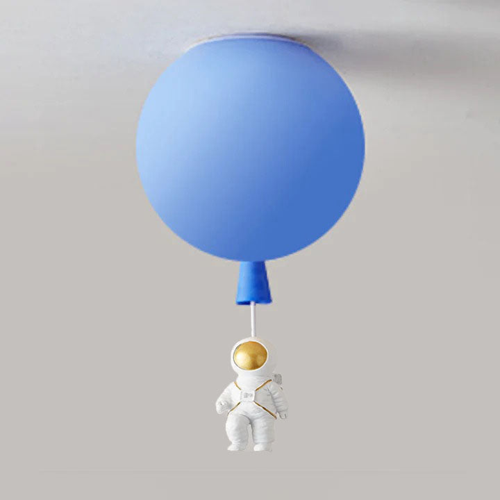 Astronaut Moon LED Pendant Light – Unique Space-Themed Ceiling Lamp