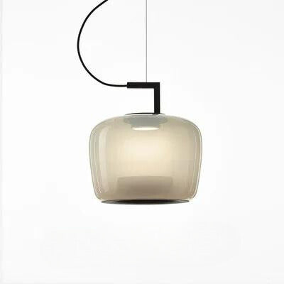 Modern LED Pendant Light – Glass &amp; Aluminum Fixture for Kitchen & Dining