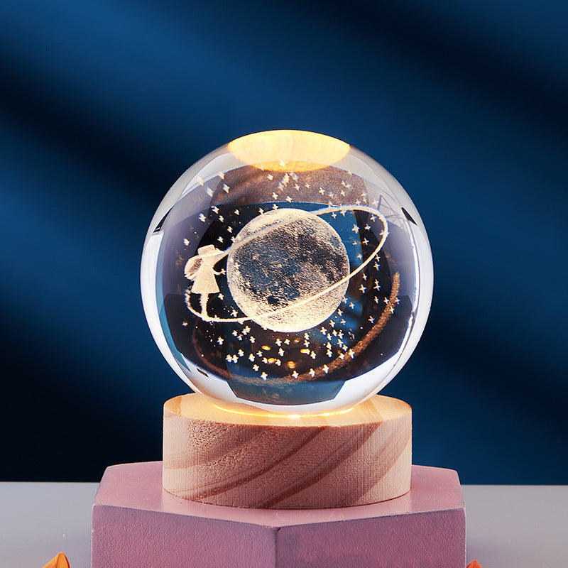 Lumiorb 3D Crystal Light – Creative & Modern Ambient Lighting
