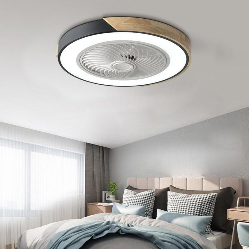 LED Ceiling Fan with Integrated Light – Silent & Energy-Efficient