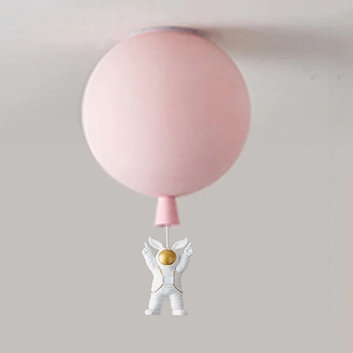Astronaut Moon LED Pendant Light – Unique Space-Themed Ceiling Lamp