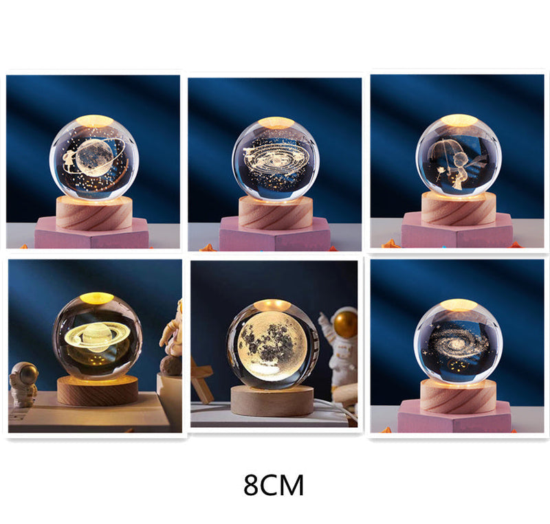 Lumiorb 3D Crystal Light – Creative & Modern Ambient Lighting