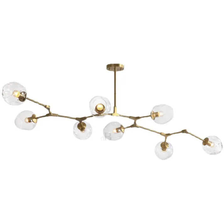 Sputnik Bifurkation Chandelier – Modern Blown Glass & Metal Design