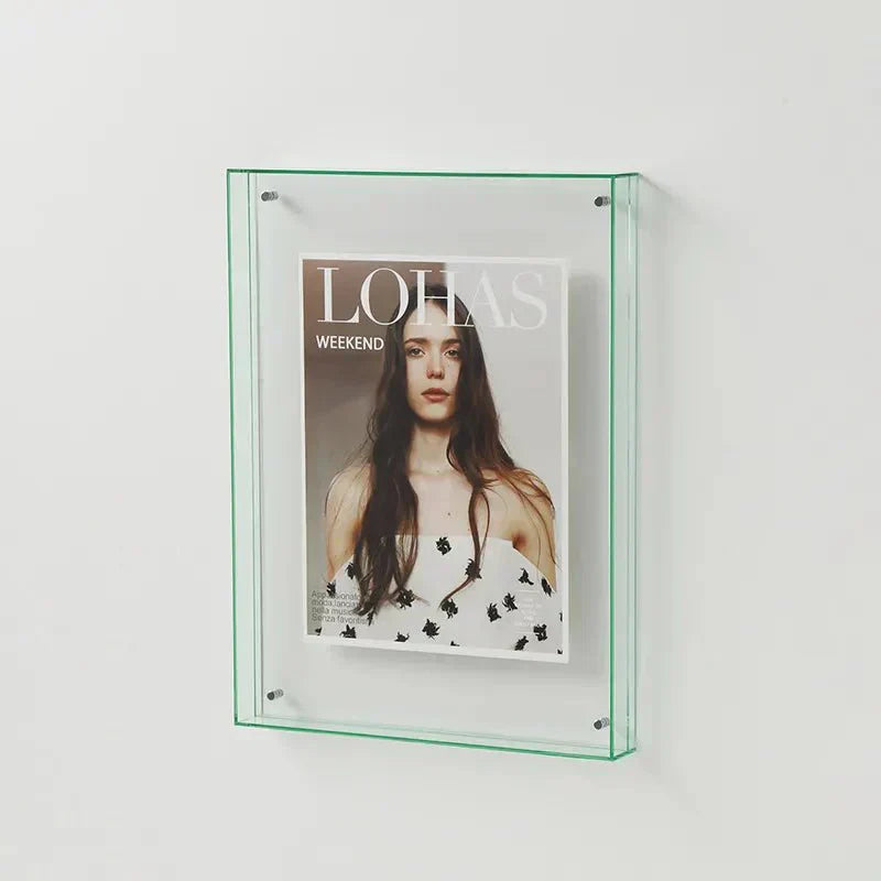 PrismFrame Acrylic Photo Frame – Vibrant & Transparent Decorative Display