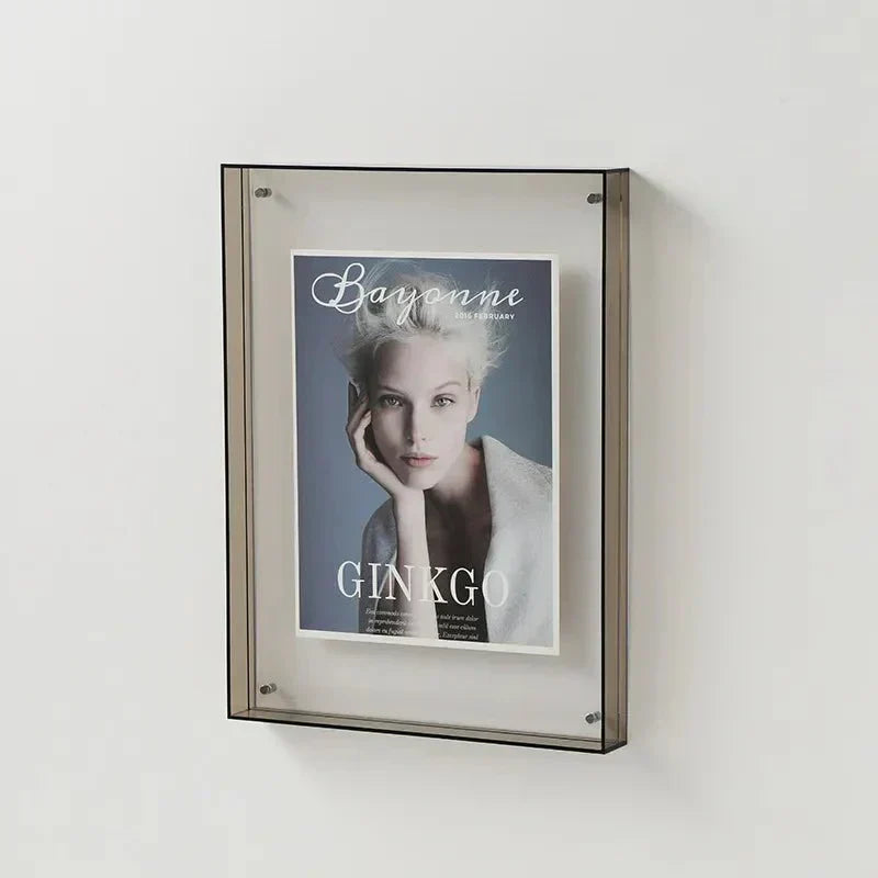 PrismFrame Acrylic Photo Frame – Vibrant & Transparent Decorative Display