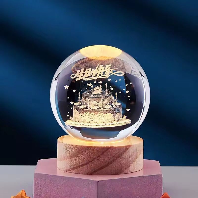 Lumiorb 3D Crystal Light – Creative & Modern Ambient Lighting