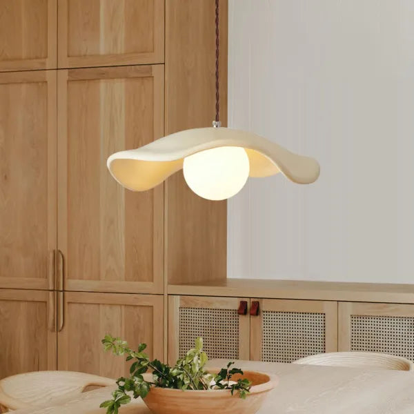 Lotus Wabi-Sabi Pendant Light – Nature-Inspired Modern Dining Room Luminaire
