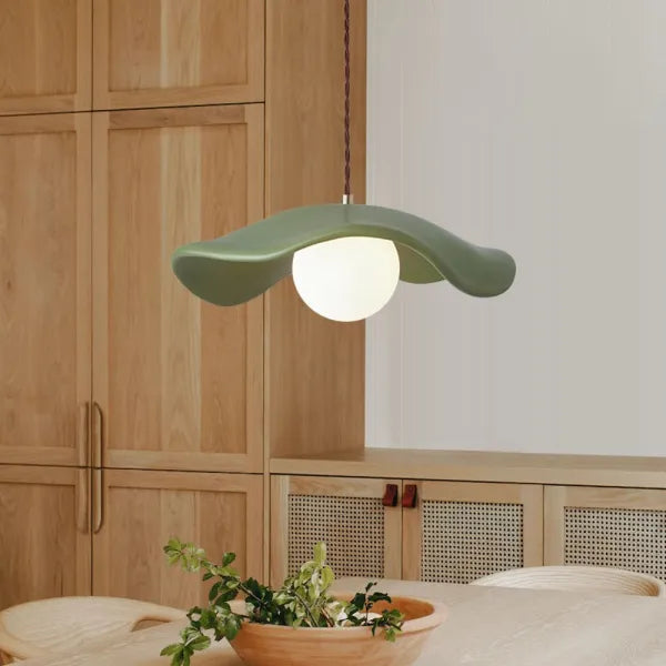 Lotus Wabi-Sabi Pendant Light – Nature-Inspired Modern Dining Room Luminaire
