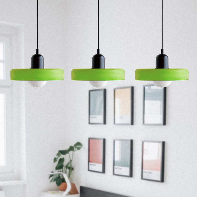 Simple Bauhaus Pendant Light – Elegant Glass Design for Dining & Living Spaces