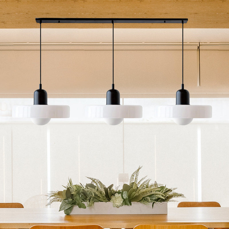 Simple Bauhaus Pendant Light – Elegant Glass Design for Dining & Living Spaces