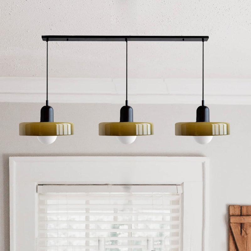 Simple Bauhaus Pendant Light – Elegant Glass Design for Dining & Living Spaces