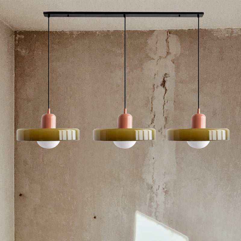 Simple Bauhaus Pendant Light – Elegant Glass Design for Dining & Living Spaces