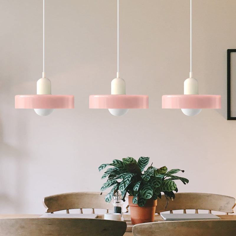 Simple Bauhaus Pendant Light – Elegant Glass Design for Dining & Living Spaces
