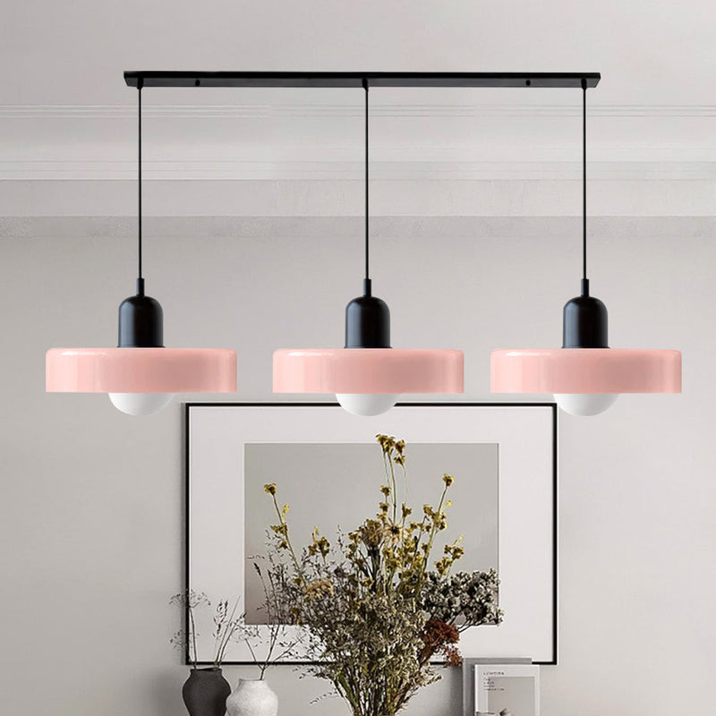 Simple Bauhaus Pendant Light – Elegant Glass Design for Dining & Living Spaces