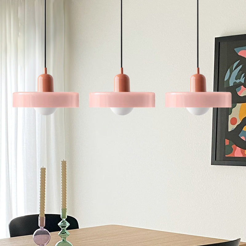 Simple Bauhaus Pendant Light – Elegant Glass Design for Dining & Living Spaces