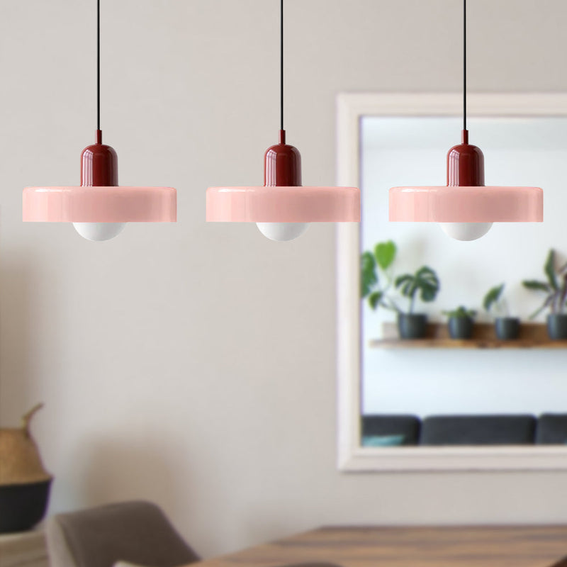 Simple Bauhaus Pendant Light – Elegant Glass Design for Dining & Living Spaces