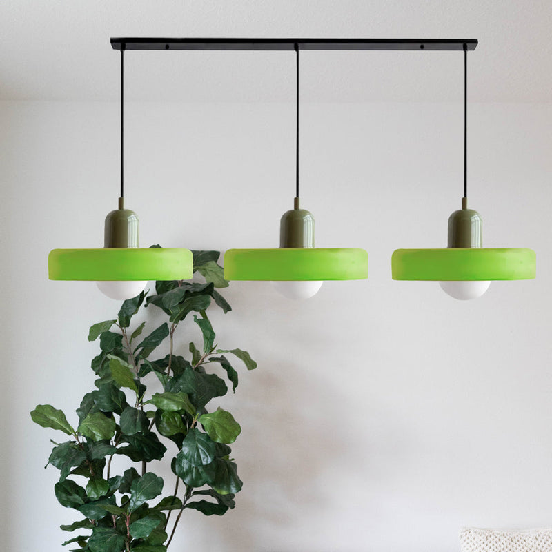 Simple Bauhaus Pendant Light – Elegant Glass Design for Dining & Living Spaces
