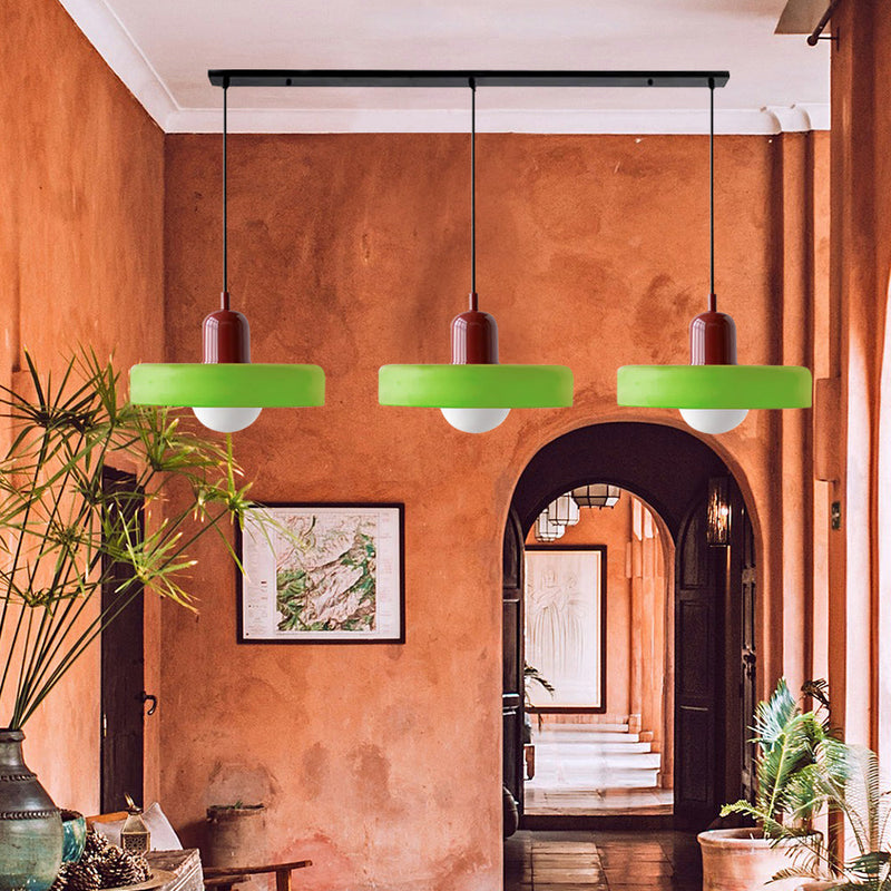 Simple Bauhaus Pendant Light – Elegant Glass Design for Dining & Living Spaces