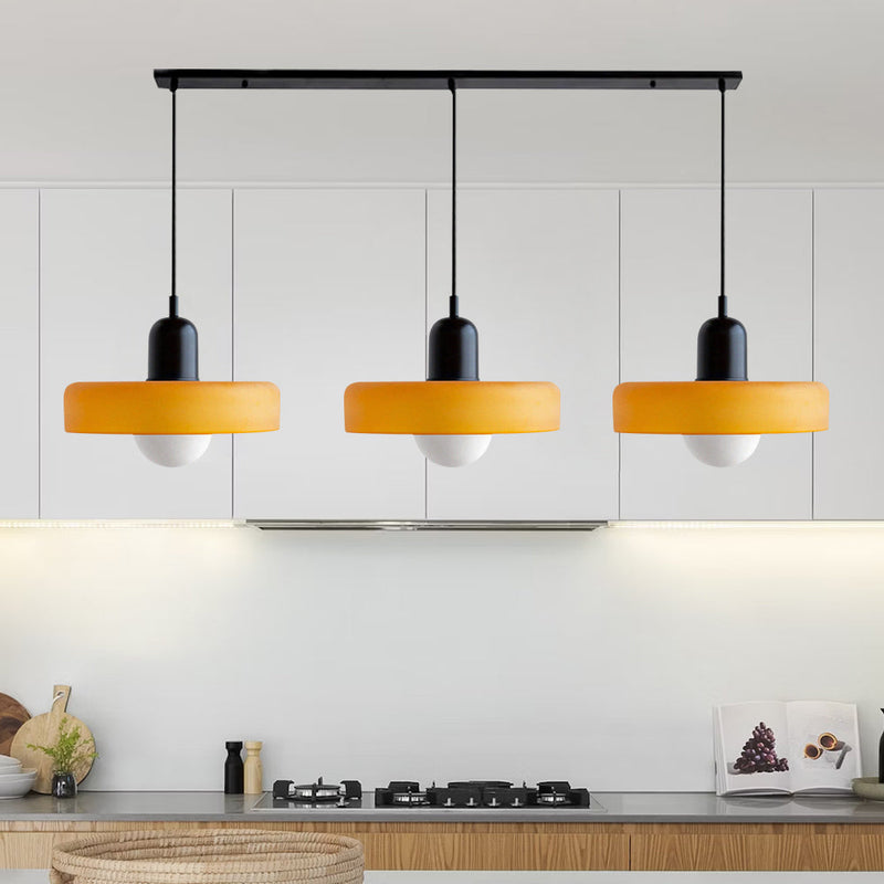 Simple Bauhaus Pendant Light – Elegant Glass Design for Dining & Living Spaces