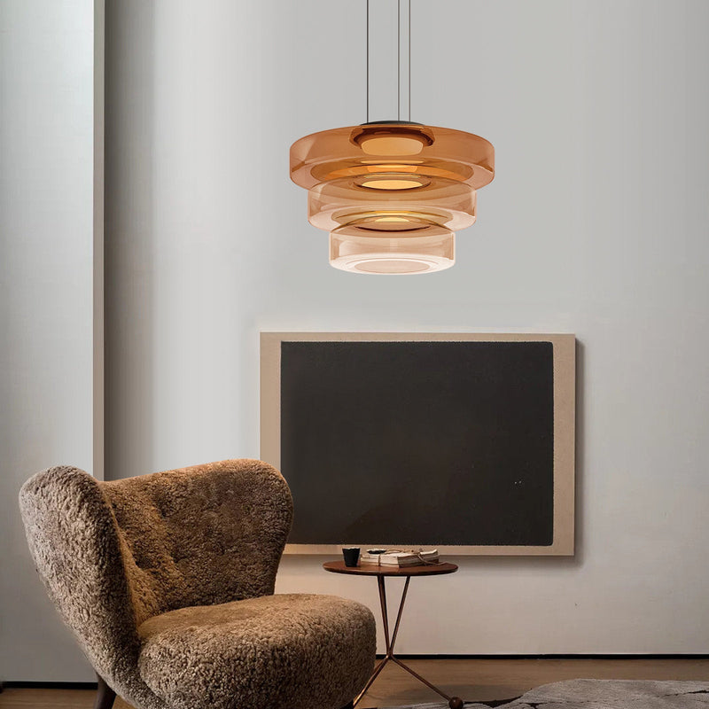 Glass Moon Pendant Light – Elegant & Modular Interior Lighting