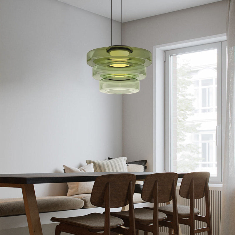 Glass Moon Pendant Light – Elegant & Modular Interior Lighting