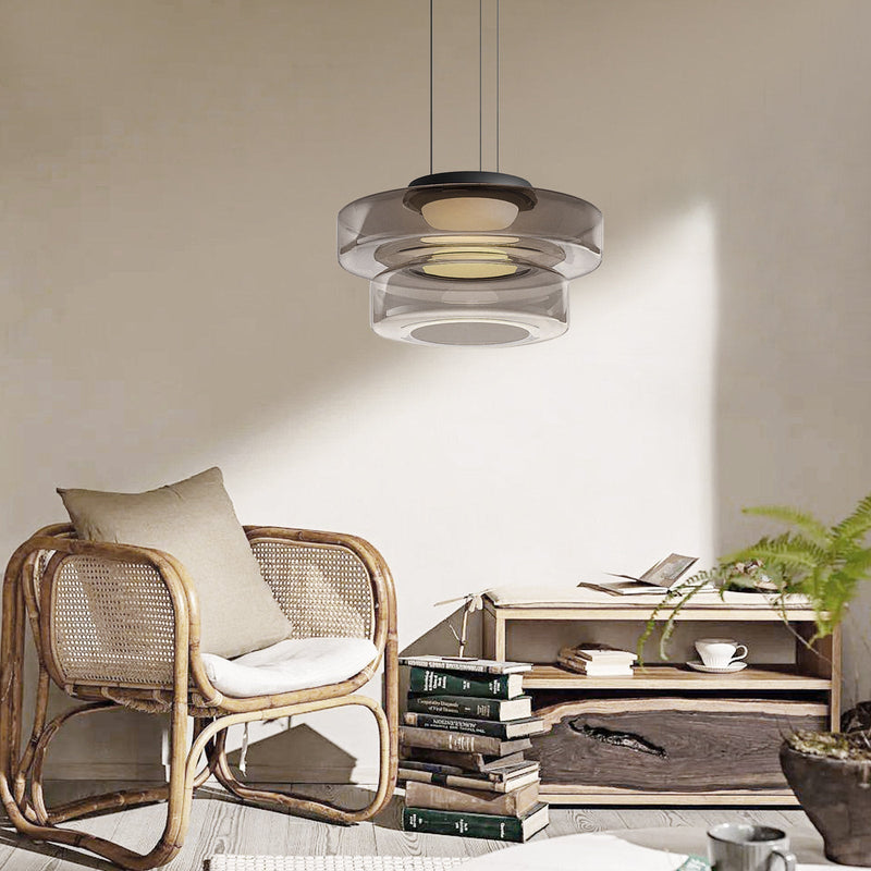 Glass Moon Pendant Light – Elegant & Modular Interior Lighting