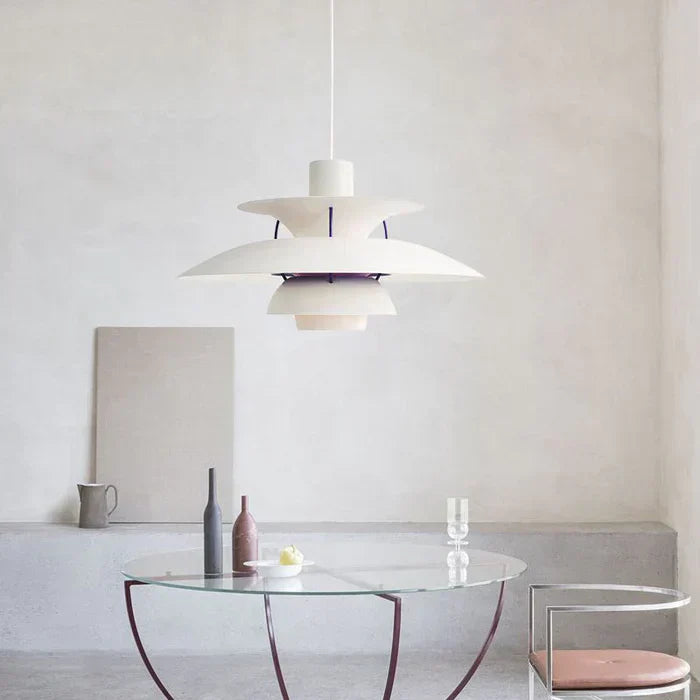 Morandi LED Pendant Lamp – Modern Colored Metal Hanging Light