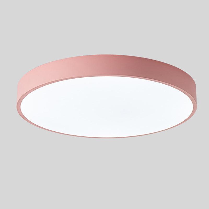 Nordic Wooden Macaroon LED Ceiling Light – Modern Wood & Metal Design