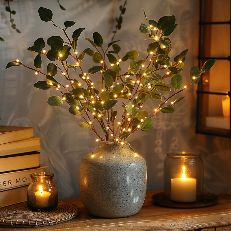 Olive Branch Fairy Lights – LED Decorative Lighting for a Natural Ambiance