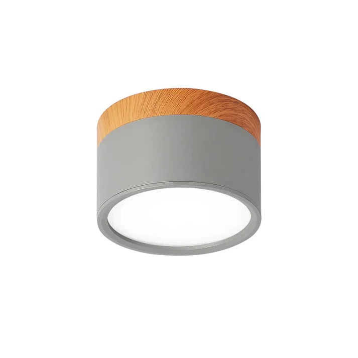 Nordic Cylindrical LED Ceiling Light – Modern & Energy-Efficient Hallway Illumination