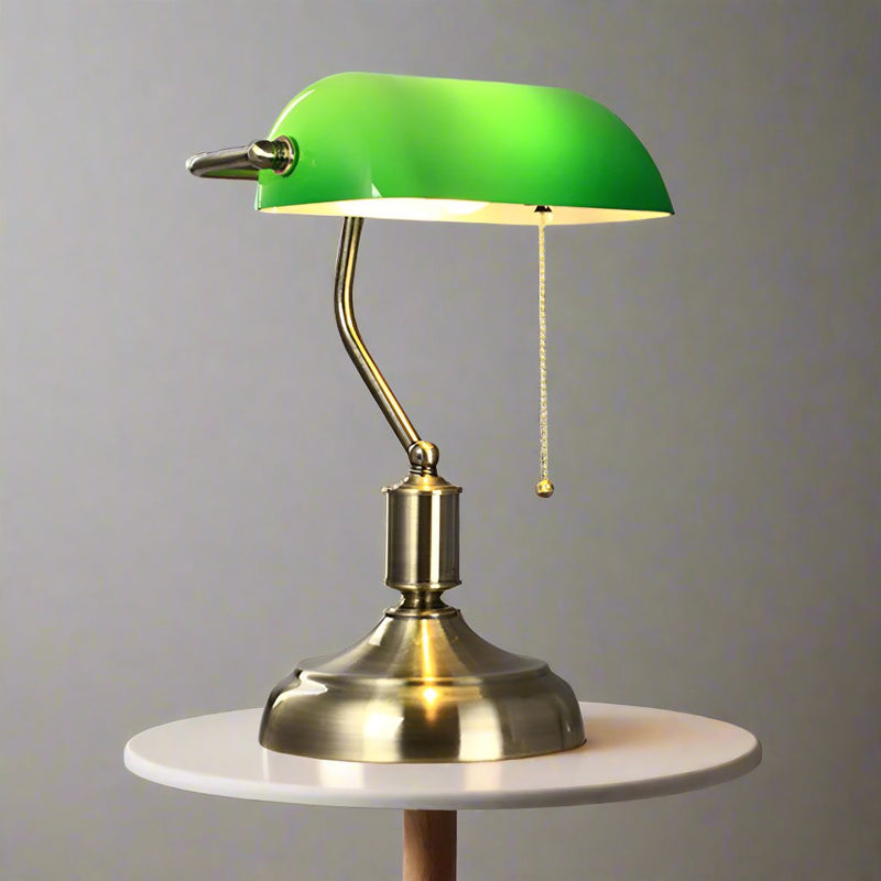 European-Style Glass Table Lamp – Classic Elegance for Any Interior