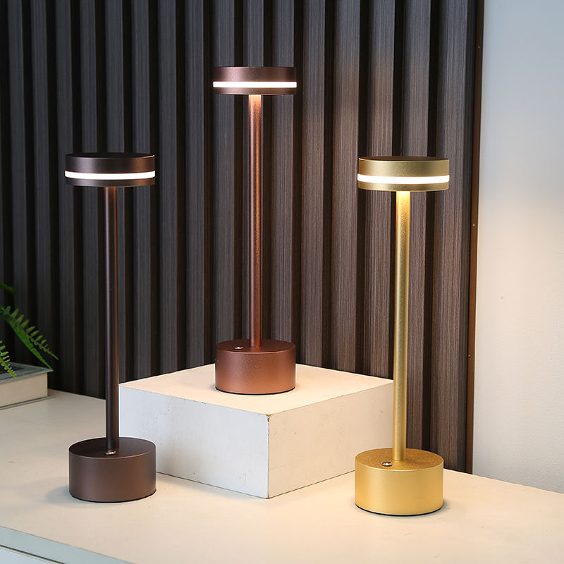 Cordless Table Lamp – Rechargeable Modern LED Light for Home & Outdoor