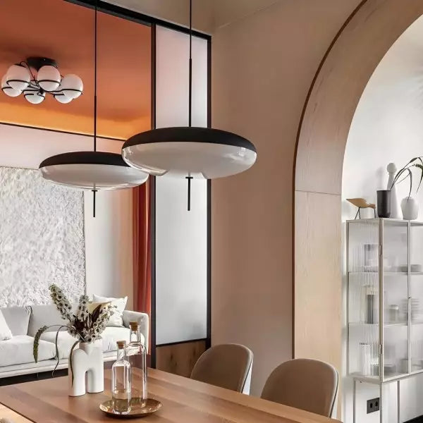 Modern Metal & Acrylic Pendant Light – Eco-Friendly Minimalist LED Design