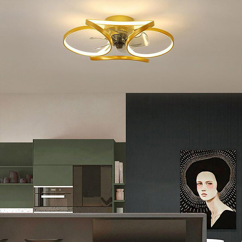 Modern Ceiling Fan Light – 2-in-1 LED Lighting & Ventilation
