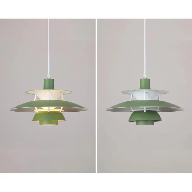 Morandi LED Pendant Lamp – Modern Colored Metal Hanging Light